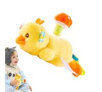 Cuddly Duck Plush Toy | Soothing Toddler Cartoon Duck - Soft Cushion for Animal Lovers, Cuddle Pillow, Playmates for For