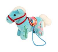 Cuddly Horse Plush Toy - Plush Pendant 2026 | 13 x 7 x 12 cm Chinese New Year Toy, 45 g Figurine Đi Soft eluche for Living Room Nursery Car Travel Children Gift