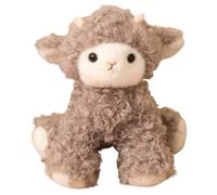 Cuddly Lamb Plush Toy, Fluffy Sheep Stuffed Animal, Farm Home Decor