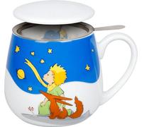 Cuddly Mug with Strainer, Lid and Banderole The Little Prince Best Friends | 420ml Tea Mug with Strainer Porcelain - For Loose Tea