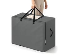 Cuddly Nest Folding Mattress Storage Bag Fits 4" Twin & Twin XL, Grey | 40"Lx 13"W x 27"H, Tear Resistant, Dustproof, for Tri-Fold Guest Bed Mattress, Bag Only