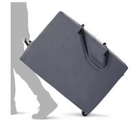 Cuddly Nest Folding Mattress Storage Bag - Heavy Duty Carry Case with Wheels & Handles (Fits 6" TWIN & TWIN XL Mattress)