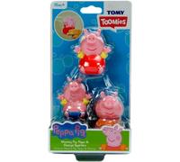 Toomies Peppa Pig, Mummy Pig, Peppa & George Bath Squirters, Baby Bath Toys, Kids Bath Toys for Water Play, Fun Bath Accessories for Babies & Toddlers, Suitable for 18 Months, 2, 3 & 4 Year Olds
