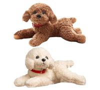Cuddly Plush Dog - Soothing Stuffed Animal, 48cm Medium Size Adorable Design for Stress Relief, Super Soft Fabric with Children Bedroom Living, Room Decor, Ideal for Comfort and Compassionate Care