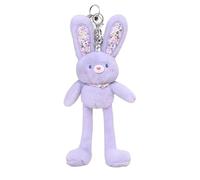 Cuddly Pull Up Bunny Plush Toy, Soft Bunny Plush Toy Cute Pull-Up Bunnies With Pendant And Keychain Bunnies Plushs Keychain Rabbit Keychains Purse Charm For Backpack Decoration Handbag