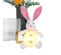 Cuddly Rabbits with Lights, Luminous Easter Bunny - LED Rabbit Sleep Toy Cuddle | Bright Rabbit Ornaments for Sofa Portable for Home, Bedroom and Home