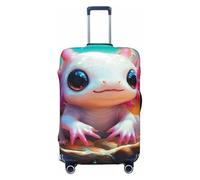 Cuddly Salamander Elastic Travel Luggage Cover Suitcase Protector, Print Suitcase Baggage Cover Anti-Scratch
