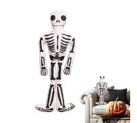 Cuddly Skeleton Plush Toy - Huggable Skull Shape Cushion, Adorable Soft Halloween Decor | Festive Home Office Accent with Premium Plush Fabric, Cozy Addition for Living Room and Car Seat