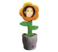 Cuddly Soft Toys Custom Dancing Talking Sunflower Dancing With Custom Face What You Say Sings Mimicks Records 50 Songs Funny For Birthday Festival And Valetine Day