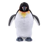 Cuddly Toy King Penguin Super Soft Kissen Bird Plush Stuffed Animal Antarctica Funny Interesting Companions for Cuddling, Napping & Home Decor Children's Oceanarium Gifts for Easter Girls Boys - 30cm