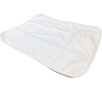Cuddlz White Fleece and White Plastic Reversible Extra Large Nappy Diaper Changing Mat