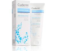 Cuderm Cream 100 ml Alcohol-Free Moisturiser for Dry Skin & Eczema - Colloidal Oatmeal Therapy - Hypoallergenic Vegan Formula - Unscented, Steroid & SLS Free| SterlingSquare