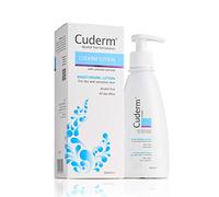 Cuderm Lotion 300ml Alcohol Free Moisturiser for Dry Skin, Eczema on Body | Colloidal Oatmeal | Hypoallergenic | Vegan | Unscented | Free From Steroid, SLS | Cruelty Free