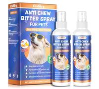 Cudory 2PCS Anti Chew Spray for Dogs, Bitter Apple Dog Spray, 240ml Natural Dog Repellent Spray to Stop Chewing, Cat Deterrent Spray Training Behavior Aids for Dogs