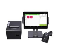 CUDTAPI Electronic Cash Register Drawer for POS System 10 Inch System Tablet POS Cash Register With 80mm Printer, Bluetooth Scanner For Retail, Restaurant for Small Businesses(No cash box)