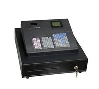 CUDTAPI Electronic Cash Register Drawer for POS System 38-key English System Cash Register, Automatic Cash Register System With Management Software ECR600 for Small Businesses