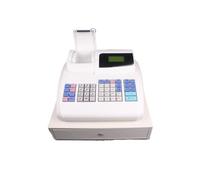 CUDTAPI Electronic Cash Register Drawer for POS System Cash Register All-in-one Machine, Can Add 2K Categories Supermarket Cash Register Terminal Multi-function Cash Register for Small Businesses