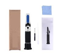CUDTAPI Hand Held 10-30% Water Honey Refractometer With Calibration ATC Refractometer Honey Moisture Meter(Paper box)