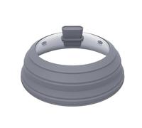 CUDVOLHTU Microwave Splatter Cover Glass ，Foldable Plate Cover Silicone(9in Lid)