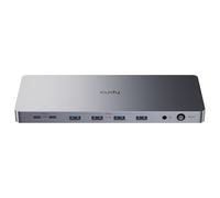 Cudy 13-In-1 DisplayLink Dual 4K Universal USB C Docking Station, 10Gbps USB-C, 2 HDMI Ports, 2 Display Ports, 4K 60Hz, 1000Mbps RJ45 Port, 100 Watts PD, 150 Watts PSU, CS700