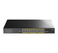 Cudy 24 Port-Gigabit PoE+ Switch with 2 Gigabit SFP Ports, Plastic Case, RJ45 & SFP Interface, Compatible with Desktop, Laptop, Printer, Camera