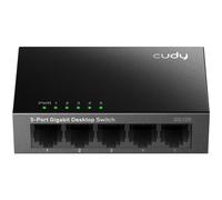 Cudy 5-Port Gigabit Unmanaged Ethernet Switch, 5 10/100/1000Mbps RJ45 Ports, Desktop or Wall Mount, 802.3az Energy Saving, Plug & Play, Fanless Metal Design, GS105