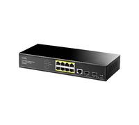 Cudy 8-Port Giga L2 Configurable PoE+ Switch with 2 SFP 120W Ports - 10" - No Squares Brand