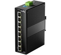 Cudy 8-Port Gigabit Industrial Network Switch , DIN-Rail Switch IP40 Rated, Polarity Reverse Protection, Short Circuit Protection, Broadcast Storm Prevention On/Off, IG1008(Power Supply Not Included)