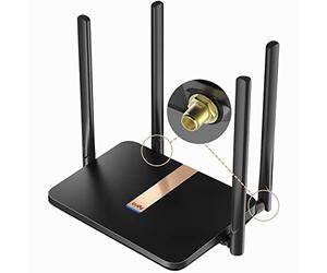 Cudy AC1200 Unlocked 4G LTE Modem Router with SIM Card Slot, 1200Mbps Mesh WiFi, MT7628 Chipset, Detachable Cellular Antennas, DDNS, VPN, LT500D