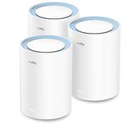 Cudy AC1200 Whole Home Mesh WiFi System, AC1200 Dual Band WiFi Router, Range Extender, VPN, DNS Over TLS, IPv6, DDNS, M1200 3-Pack
