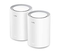 Cudy AX3000 2.5G Whole Home Wi-Fi 6 Mesh System, Up to 4800 Sq.Ft., 2.5G WAN, Ideal for 1Gig+ Internet, Wireguard, OpenVPN, Zerotier, Cloudflare, M3000 2-Pack