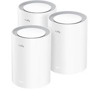 Cudy Dual Band BE3600 WiFi 7 Wi-Fi Mesh System, 3.6 Gbps 160 Mhz, Coverage up to 270 m², 3 Gigabit Ports, Multi-VPN Compatible, Cudy APP Control(M3600 3-Pack)