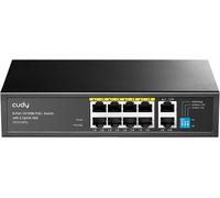Cudy FS1010PG PoE Switch + 8 Ports with 2 Ports Gigabit Uplink 120W, 810/100Mb