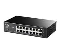Cudy GS1016 16 Port Gigabit Ethernet Network Unmanaged Switch, Desktop/ Wall-Mount, Fanless, Sturdy Metal / Shielded Ports, Traffic Optimization