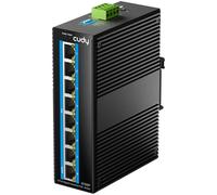 Cudy IG1008P 8-Port Gigabit Industrial PoE Switch, 802.3at/af PoE, Din Rail IP40, Polarity Reverse Protection, Broadcast Storm Prevention