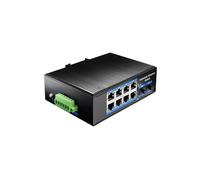 CUDY IG1008S2 Industrial Gigabit Switch 8-Port RJ45, 2-Port SFP