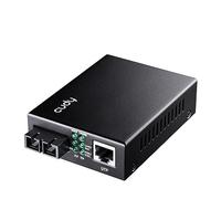 Cudy MC100GSA-20 Gigabit Ethernet Media Converter, SC Fiber Dual Single Mode, 1310nm, 10/100/1000 Base-TX Ethernet to Fiber Media Converter, 20km
