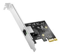 Cudy PE25 2.5Gbps PCI Express Network Adapter, 2.5GBase-T PCIe Card, RTL8125 NIC, Wake on LAN, Flow Control, Low Profile Bracket, Windows 10/8 / 8.1/7, Windows Server 2012, 2008, Linux