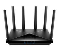 Cudy Tri-Band WiFi 7 BE11000 Router, 6-Stream 10 Gbps, 4 × 2.5G Ports, Up to 11000Mbps, VPN Server and Client, Cudy APP and Mesh, 6 × High-gain Antennas, WR11000