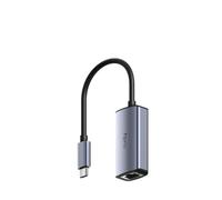 Cudy USB-C to 2.5 Gbps Ethernet Adapter, Wired Network Adapter, Aluminum RJ45 2500Mbps Thunderbolt LAN Adaptor, Compatible with MacBook, iPhone 15/16, Steam Deck, Switch, UE25C