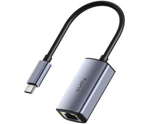 Cudy USB C to Ethernet Adapter, Gigabit Wired Network Adapter, Aluminum RJ45 1000Mbps Thunderbolt LAN Adaptor, Compatible with MacBook, iPhone 15/16, Steam Deck, Switch