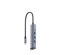Cudy USB-C to Gigabit Ethernet 3-Port USB 3.0 Hub Plug and Play U, UH605