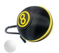 Cue Ball Holder Bag - Protective Hard Shell Cue Ball Bag with Buckle Fastening Element, Lightweight Portable Housing for Safe Storage and Easy Transport | For Professional Players