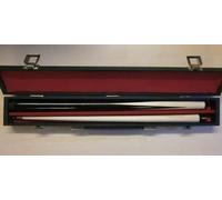 Cue & Case Set -ideal 1st cue for kids youngsters ;3ft , 36 2 piece cue + hard case by IQ Pool