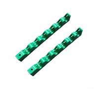 Cue Organization Simplified Two Piece Rubber Rack Set For Efficient Storage Of Up To Twelve Cues (Green)