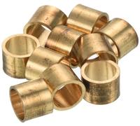 cueball16 1-5pcs 10mm Brass Pool & Snooker Ferrules for Glue/Stick on Cue Tips (5)