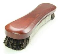 cueball16 12" Genuine Black & White Horsehair Bristle Mahogany Handle Brush for Snooker or Pool Tables