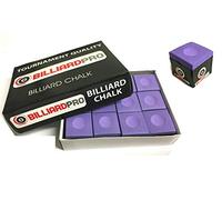 cueball16 12 Pieces/BOX of PURPLE Tournament Quality Snooker or Pool Cue Tips Chalks