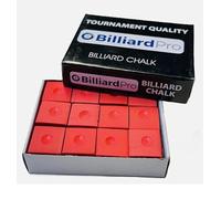 cueball16 12 Pieces BOX of Tournament Quality Snooker or Pool Cue Tips Chalks (RED)