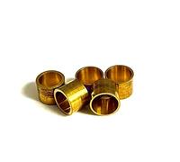 cueball16 BRASS SNOOKER or POOL CUE FERRULES For GLUE/STICK on CUE TIPS 10mm FERRULES 5pcs